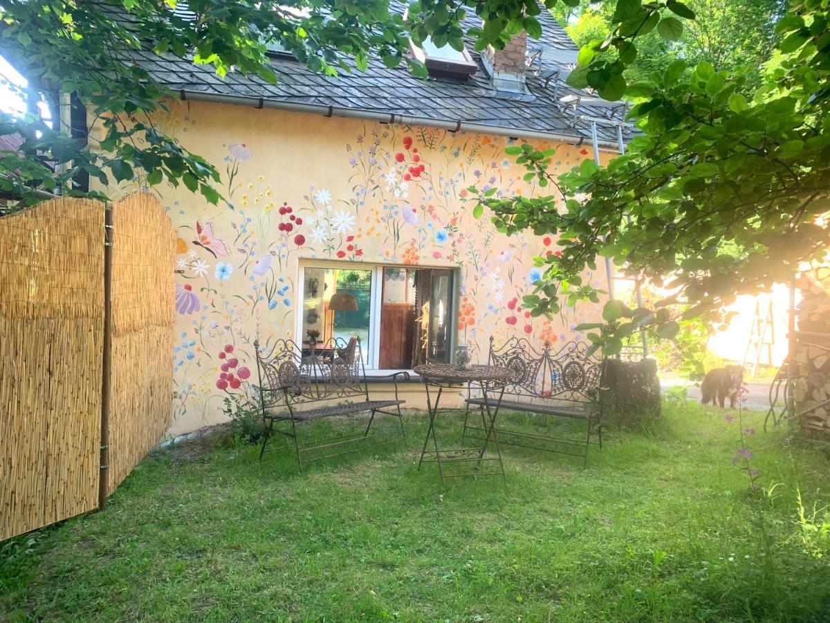 Appartamento Kleine Kunstremise Mit Holzofen Burg Freienfels Weinbach Esterno foto